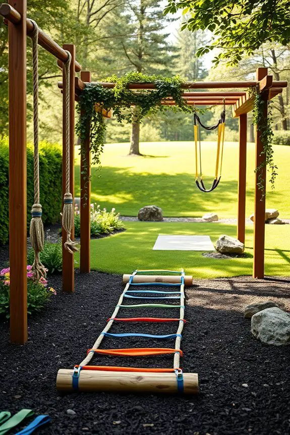 outdoor fitness obstacle course