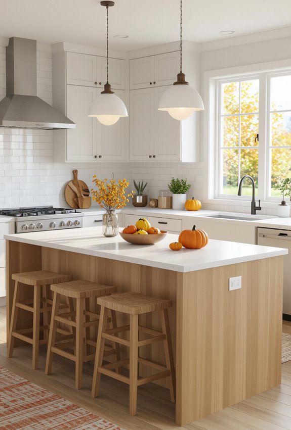 outdoor friendly fall kitchen entertaining