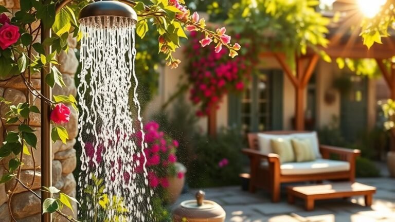 outdoor garden shower ideas