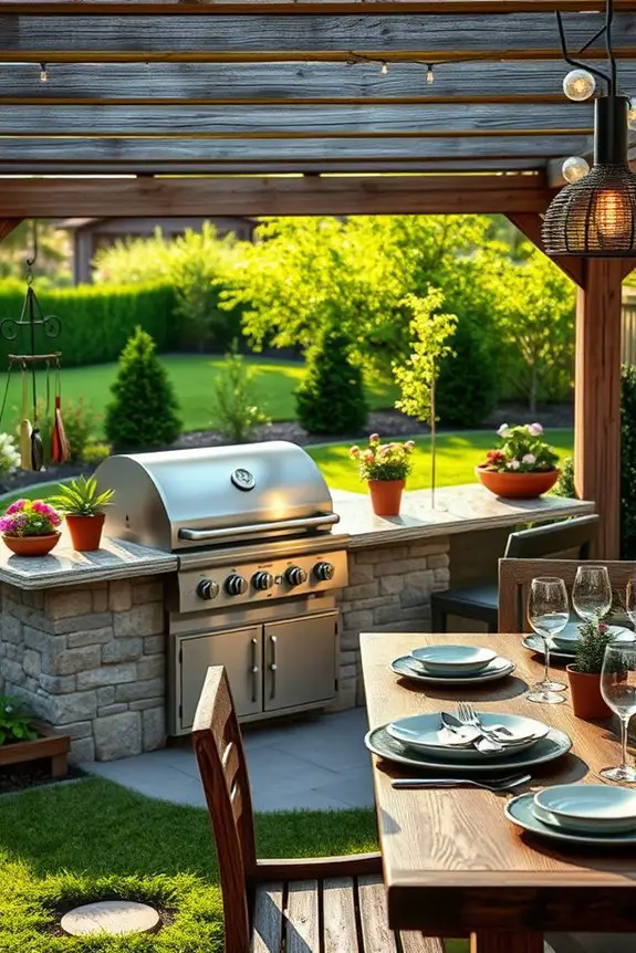 outdoor grilling and entertaining