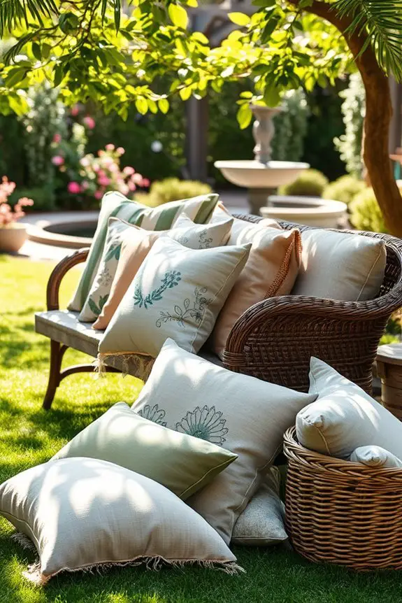 outdoor pillows and cushions