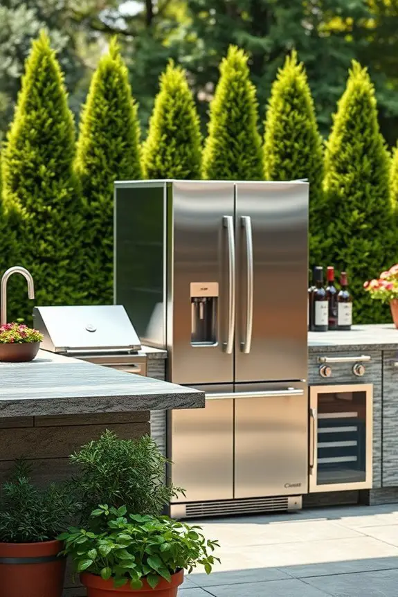 outdoor refrigeration options available