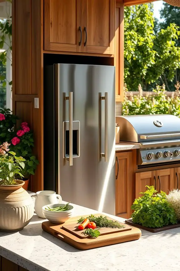 outdoor refrigerator convenience upgrade