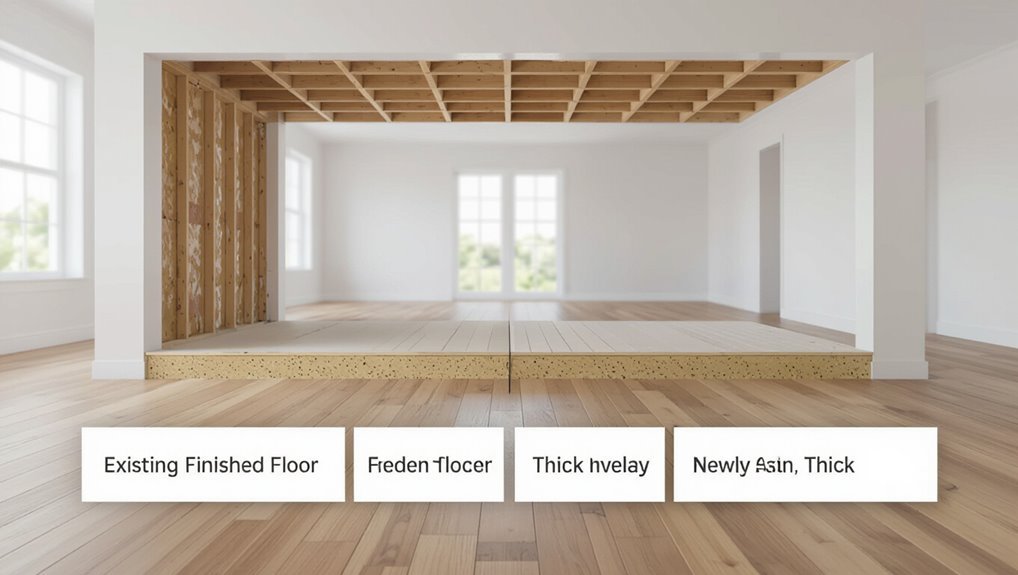 overlay thickness ceiling impact