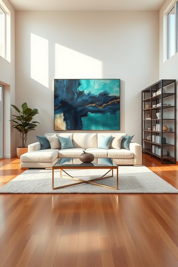 oversized art transforms spaces