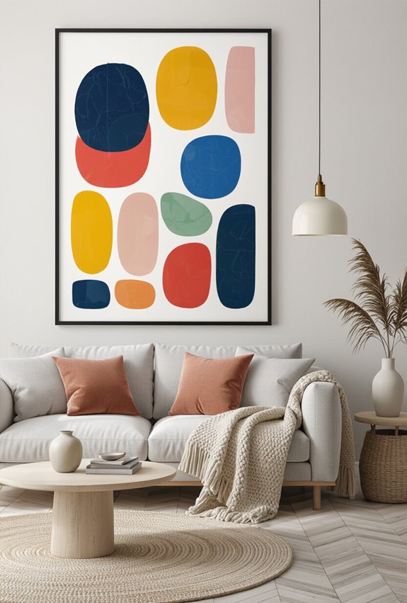 oversized focal art statement