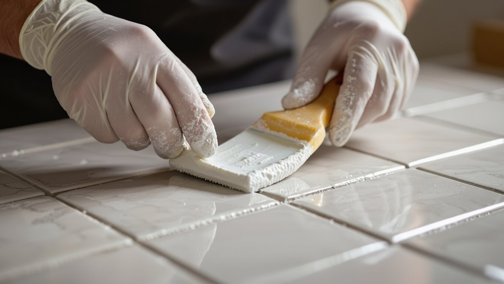 pack joints firmly and evenly