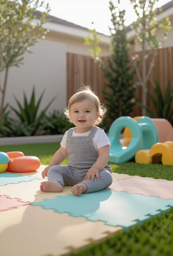 padded foam play corner