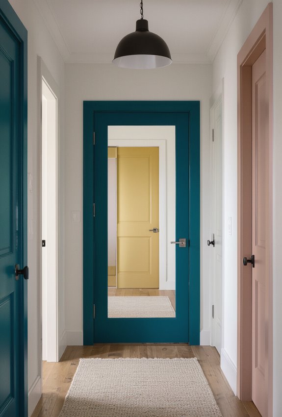 paint doors with jeweltones