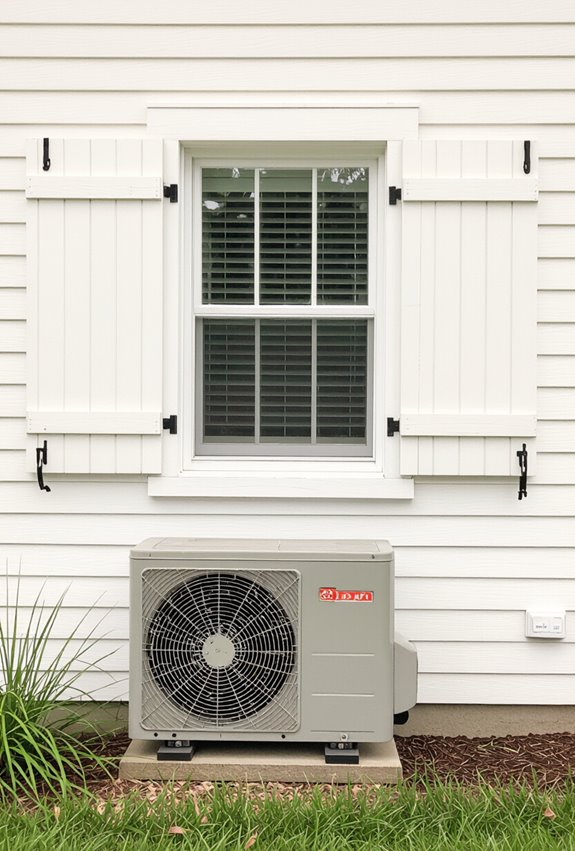 painted faux cottage shutter panels