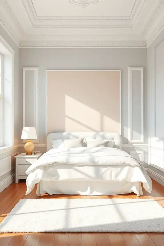 painted molding color contrasts