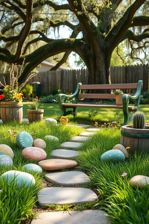 painted stones for decor