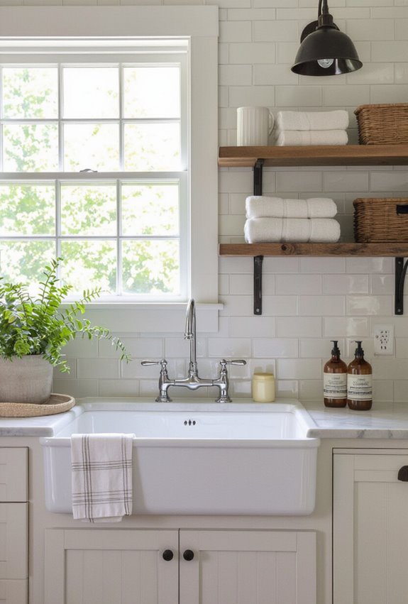 painted subway tile charm