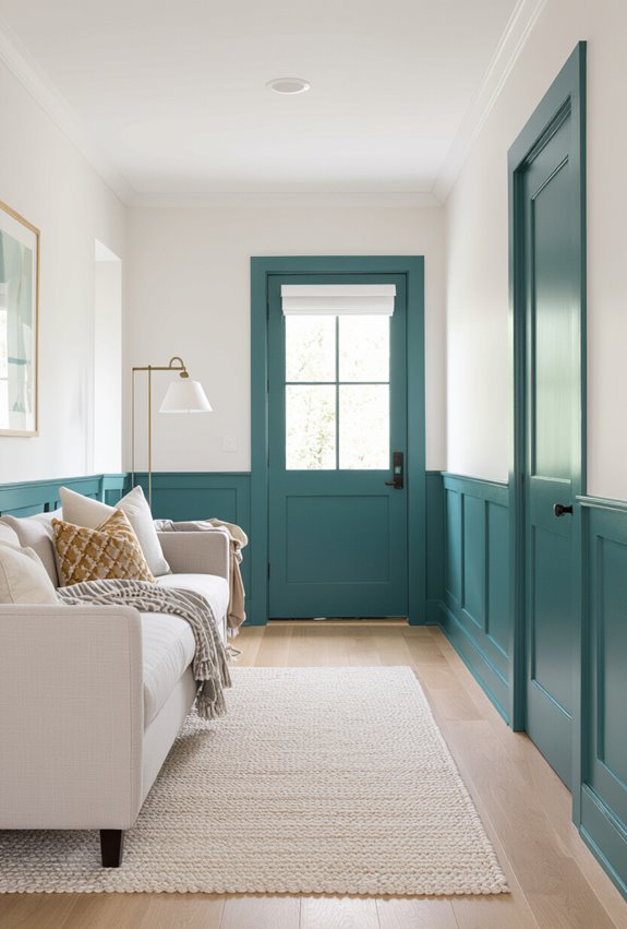 painted trim doors accents