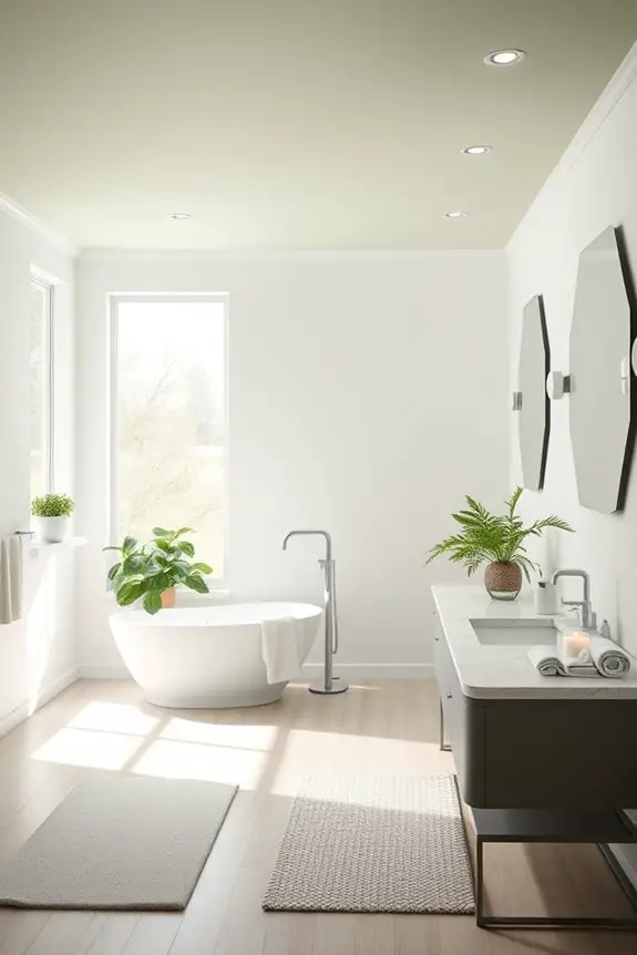 pale green serene oasis