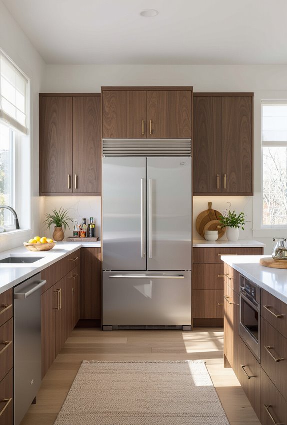 panel mounted hidden appliance integration