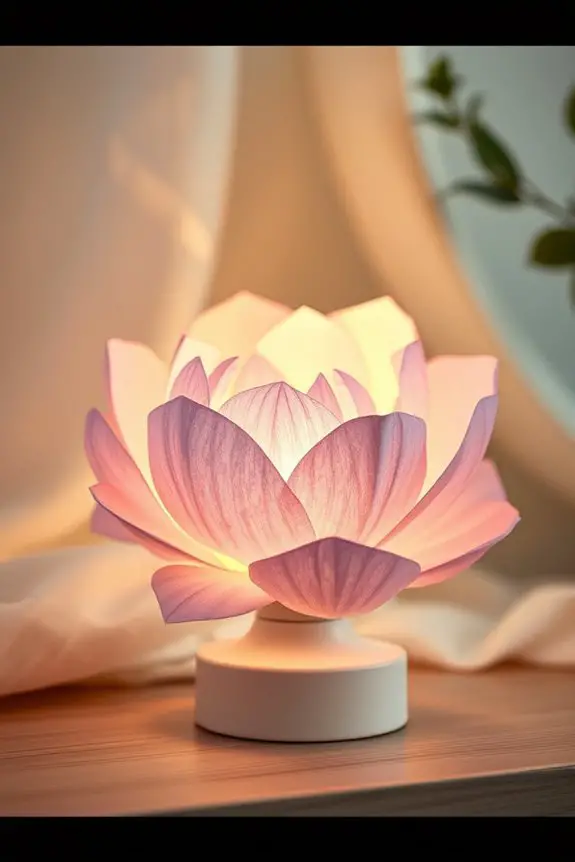 paper mache night light
