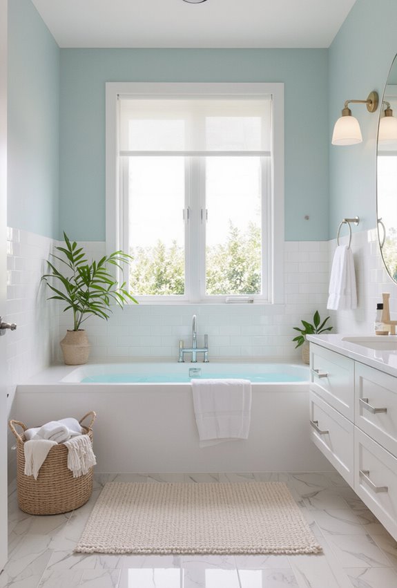 pastel accents for cheerful contrast