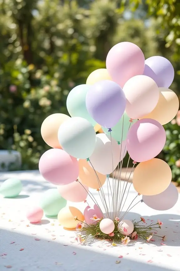 pastel balloon decorations elevate