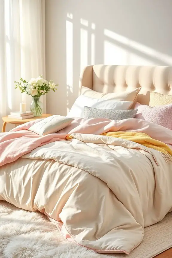 pastel bedroom serenity and style