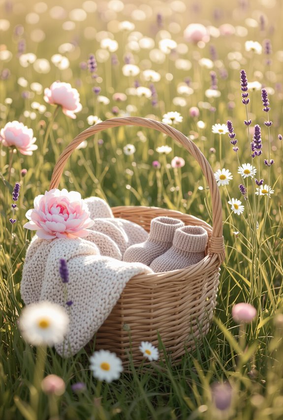 pastel blooms textured garments