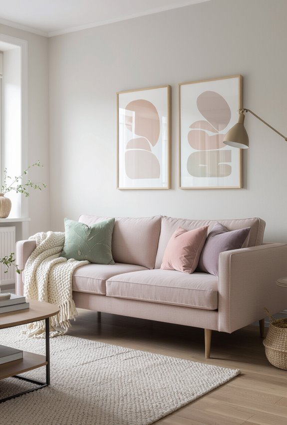 pastel boho relaxed layering