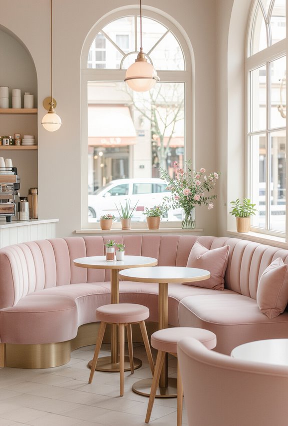 pastel colors create comfort