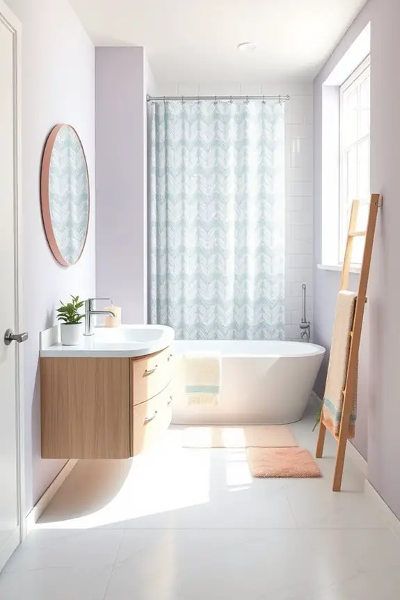pastel colors create tranquility