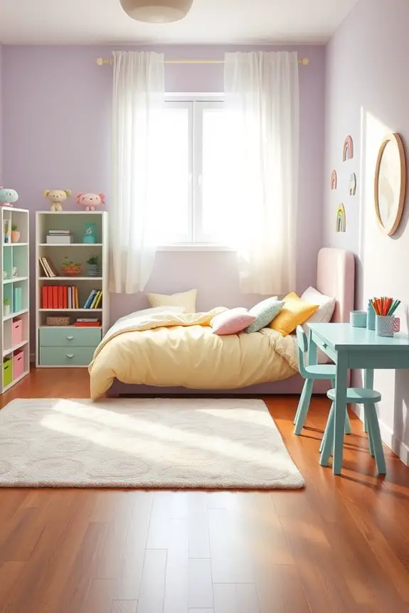 pastel colors for children