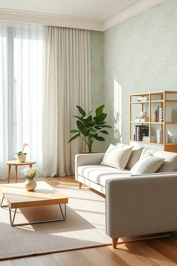 pastel green enhances tranquility