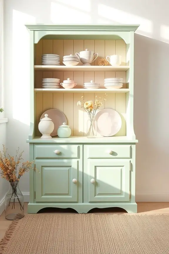 pastel hues for furniture