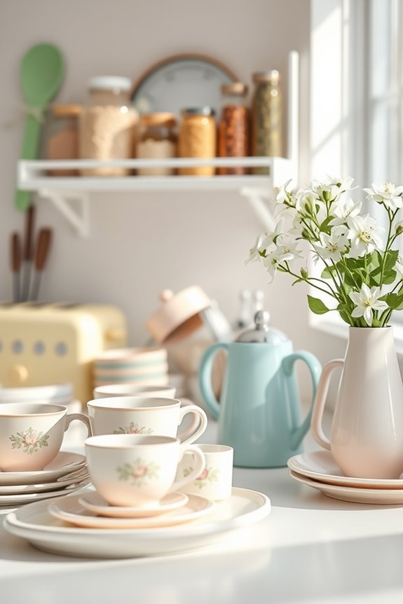 pastel kitchen accessories charm