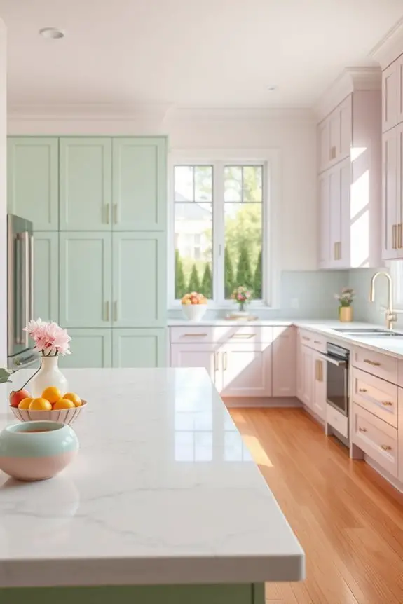pastel kitchen transformation ideas