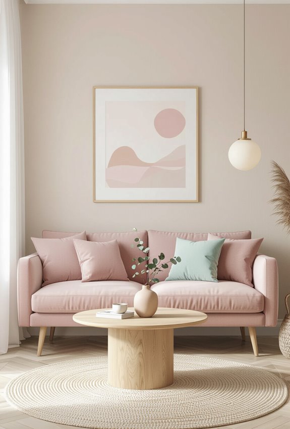 pastel light expands small spaces
