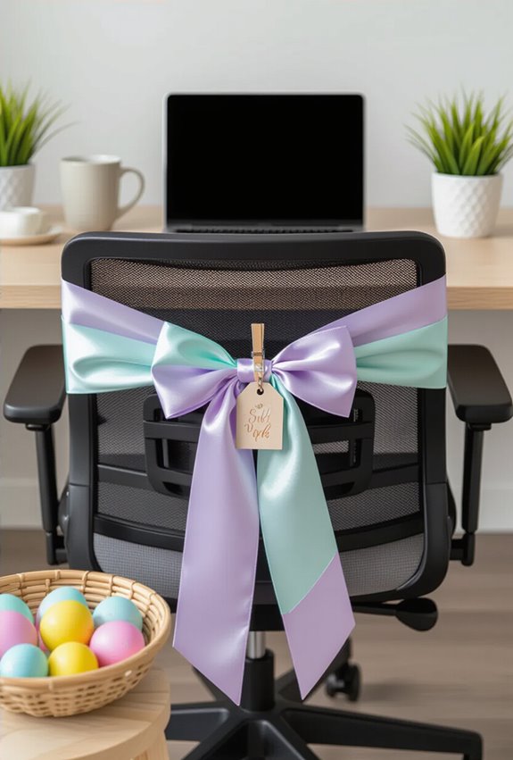 pastel sashes with tags