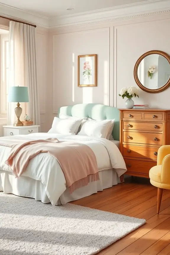 pastel serenity in bedrooms