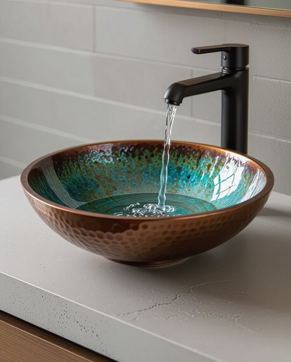 patina copper sink maintenance