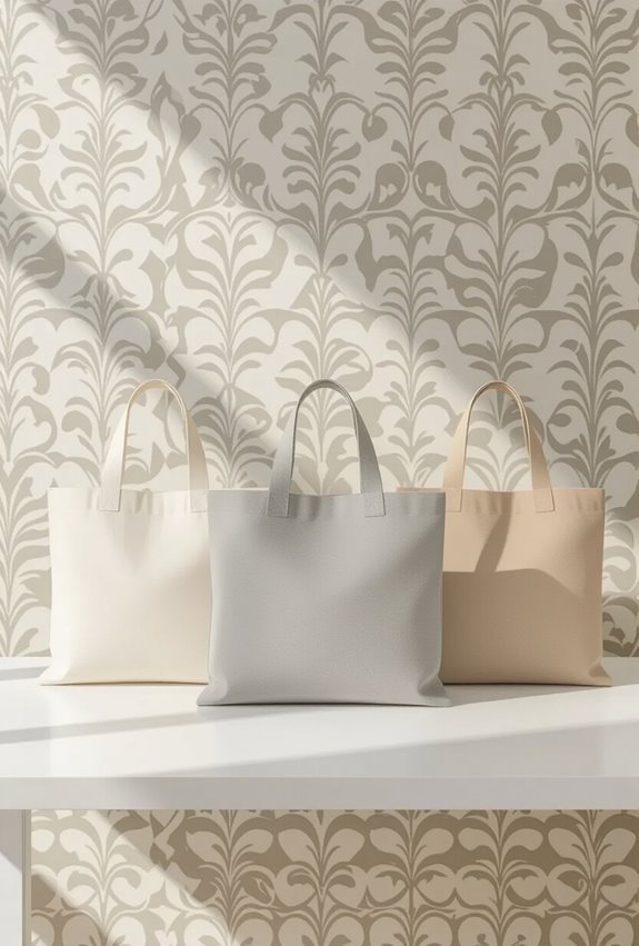 patterned backdrops elevate bags