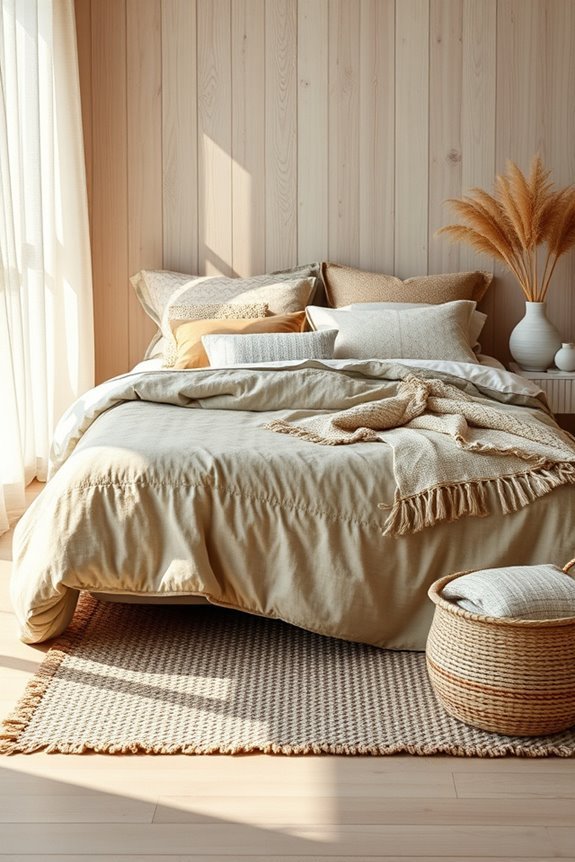 patterned bedding for comfort