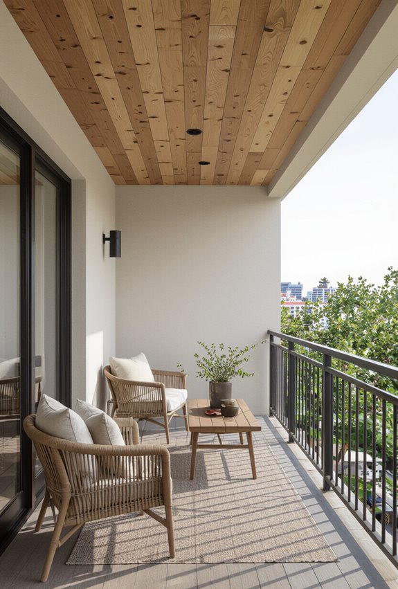 peel and stick plank ceiling