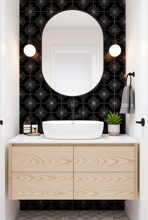 peel and stick removable patterned wallpaper