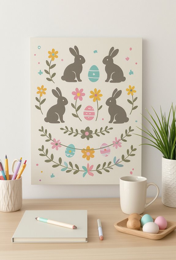 peelable seasonal office wall decor