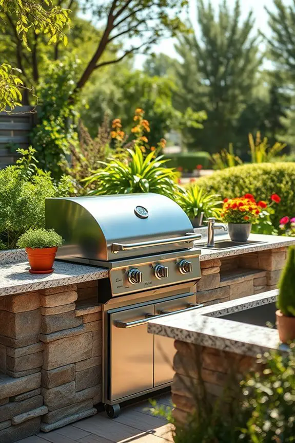 perfect outdoor grilling setup