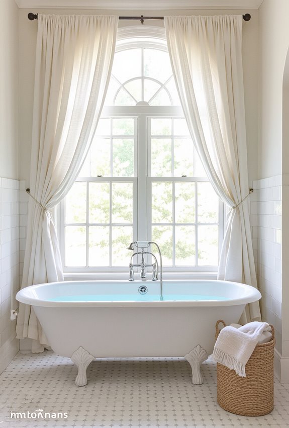 period appropriate breathable window treatments