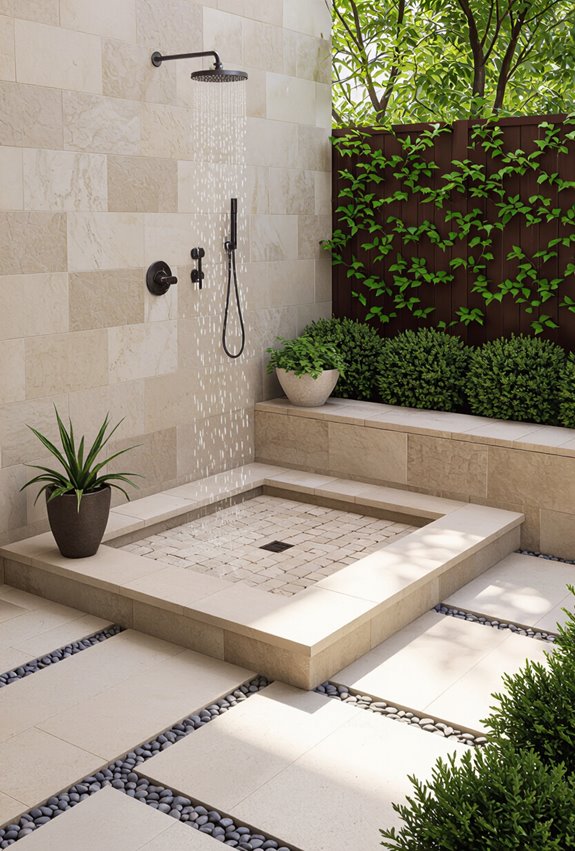 permeable stone pad drainage