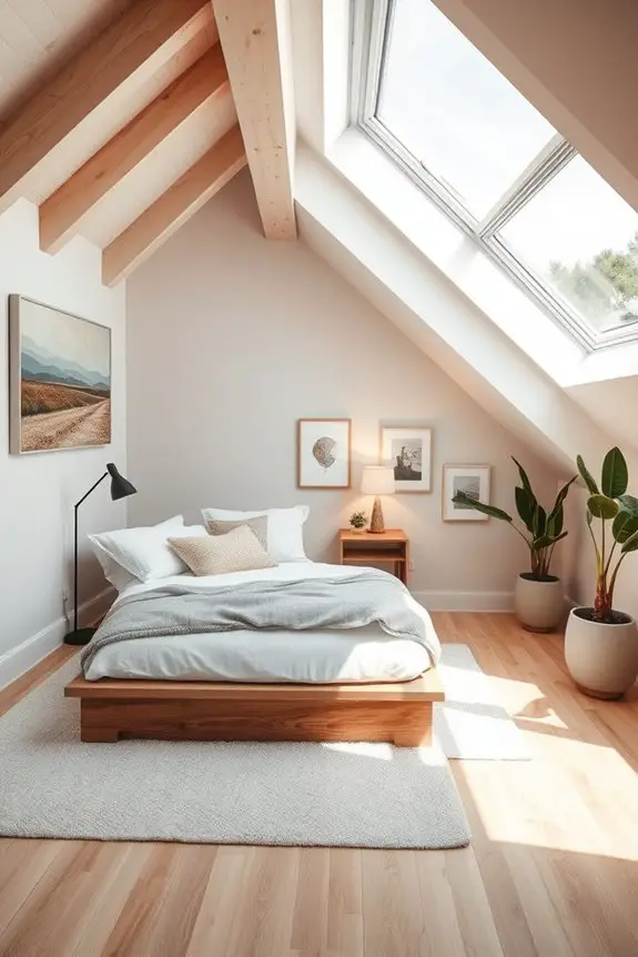 personalize attic bedroom art