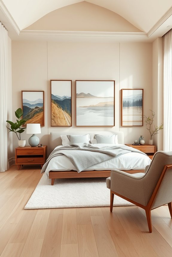 personalized art display wall