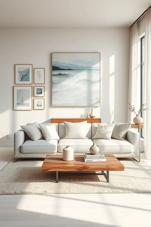 personalized artful living room