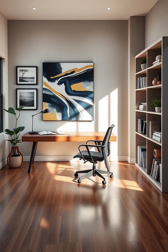 personalized artistic office decor