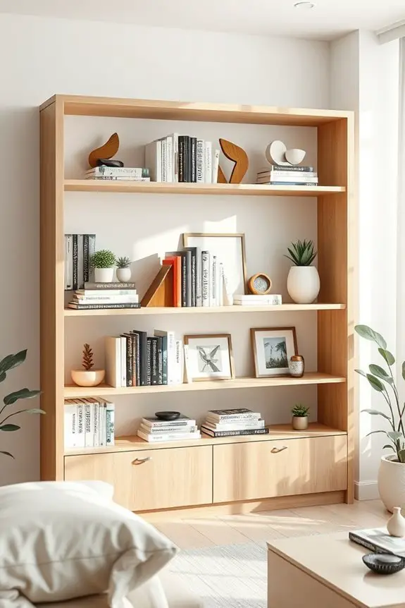 personalized artistic shelf displays